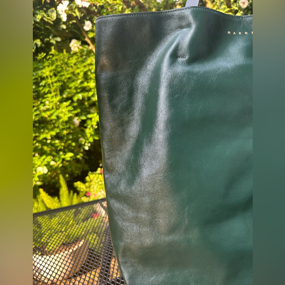 Marni Green and Black Tote Bag - Picture 2 of 13